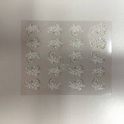 3D Sticker weiss XF 147